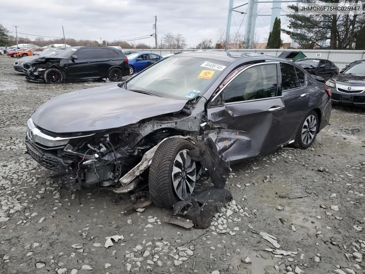 JHMCR6F75HC025947 2017 Honda Accord Touring Hybrid