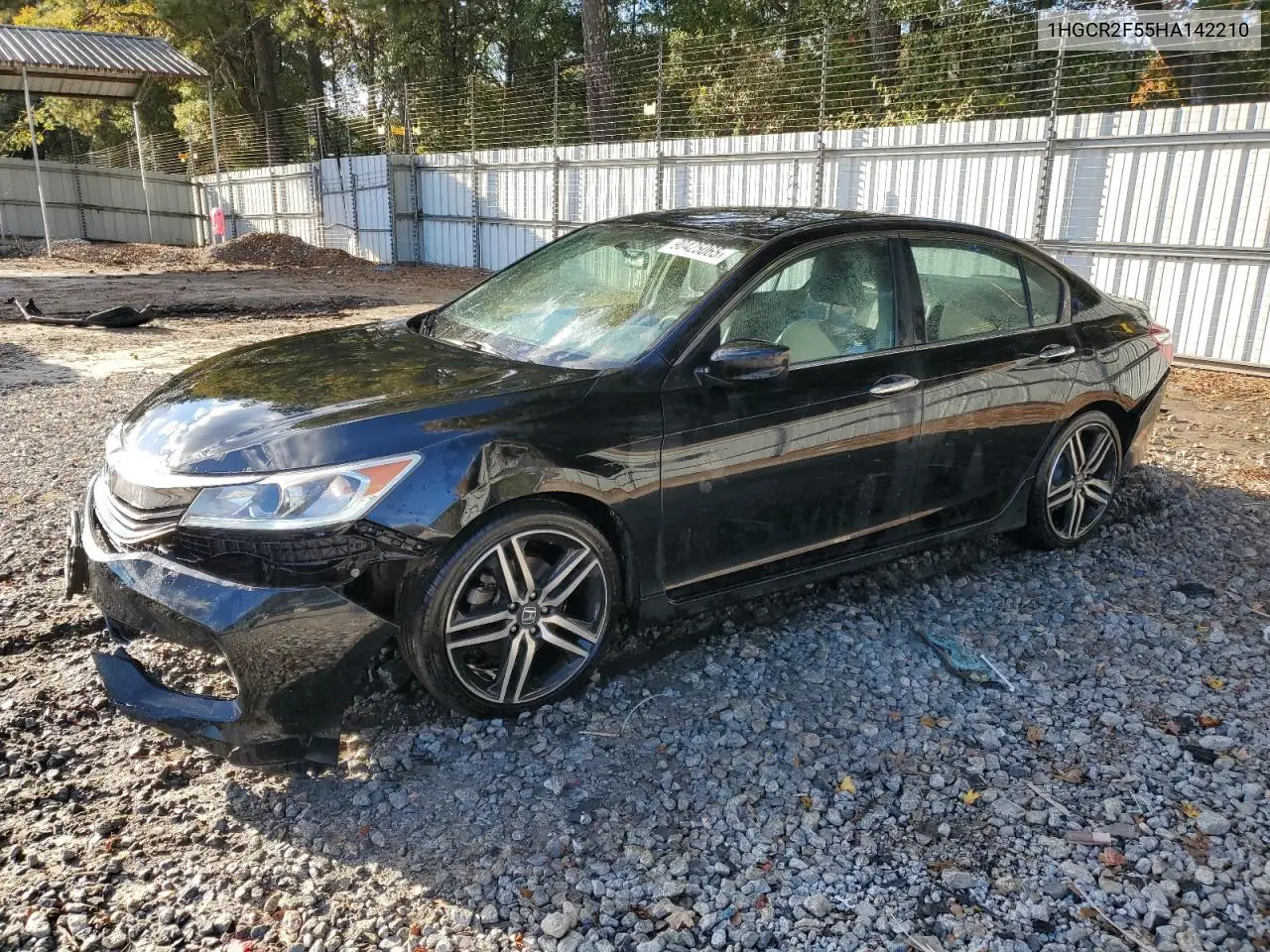 1HGCR2F55HA142210 2017 Honda Accord Sport