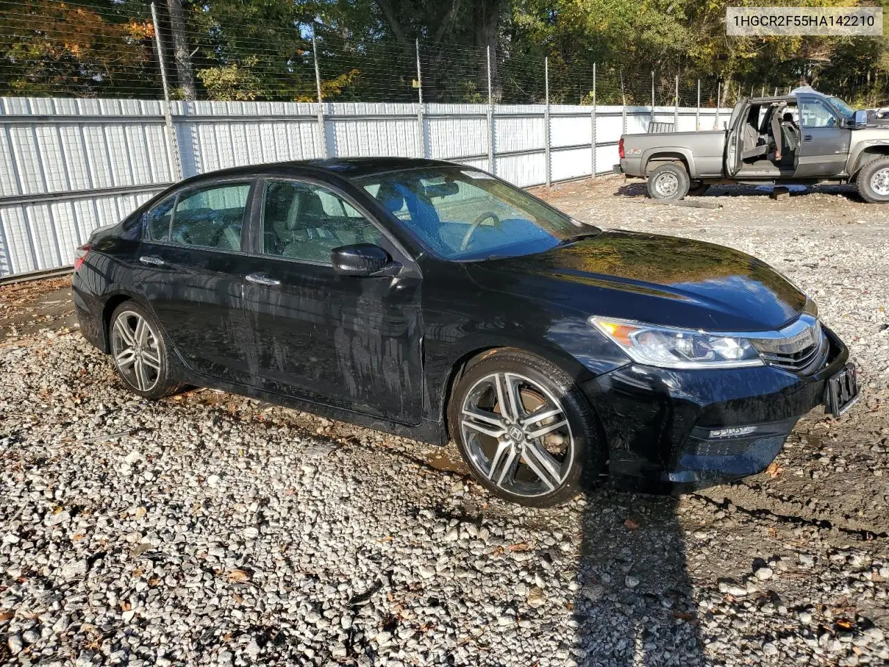 1HGCR2F55HA142210 2017 Honda Accord Sport