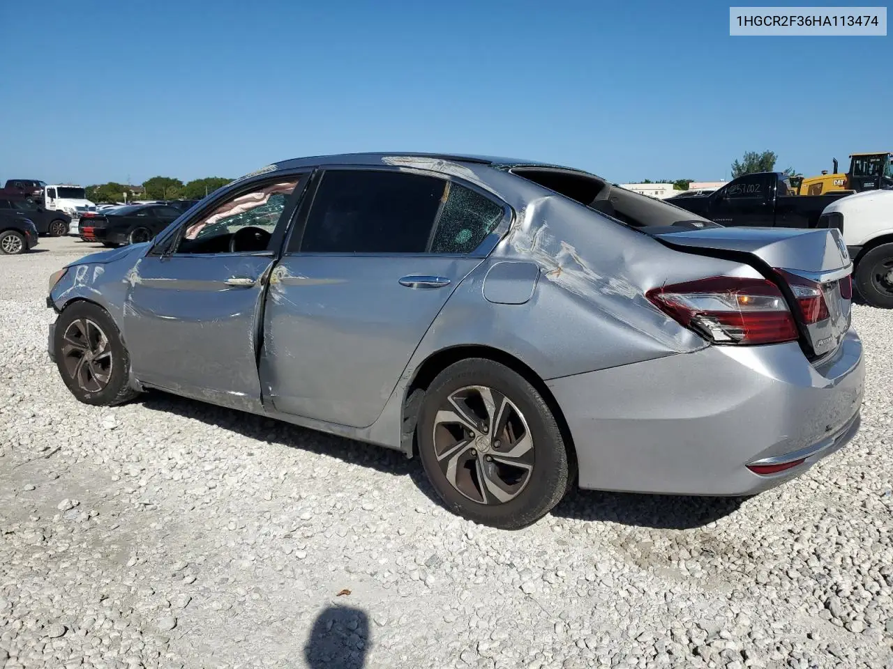 1HGCR2F36HA113474 2017 Honda Accord Lx