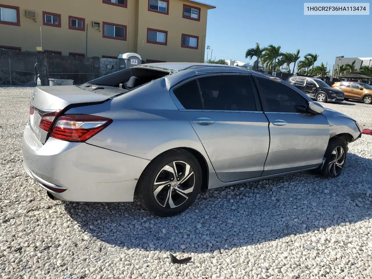 1HGCR2F36HA113474 2017 Honda Accord Lx