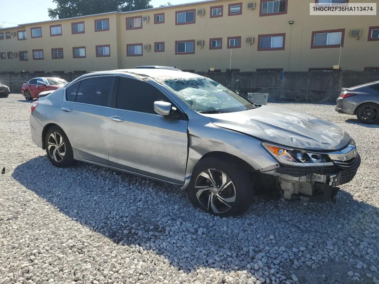 1HGCR2F36HA113474 2017 Honda Accord Lx