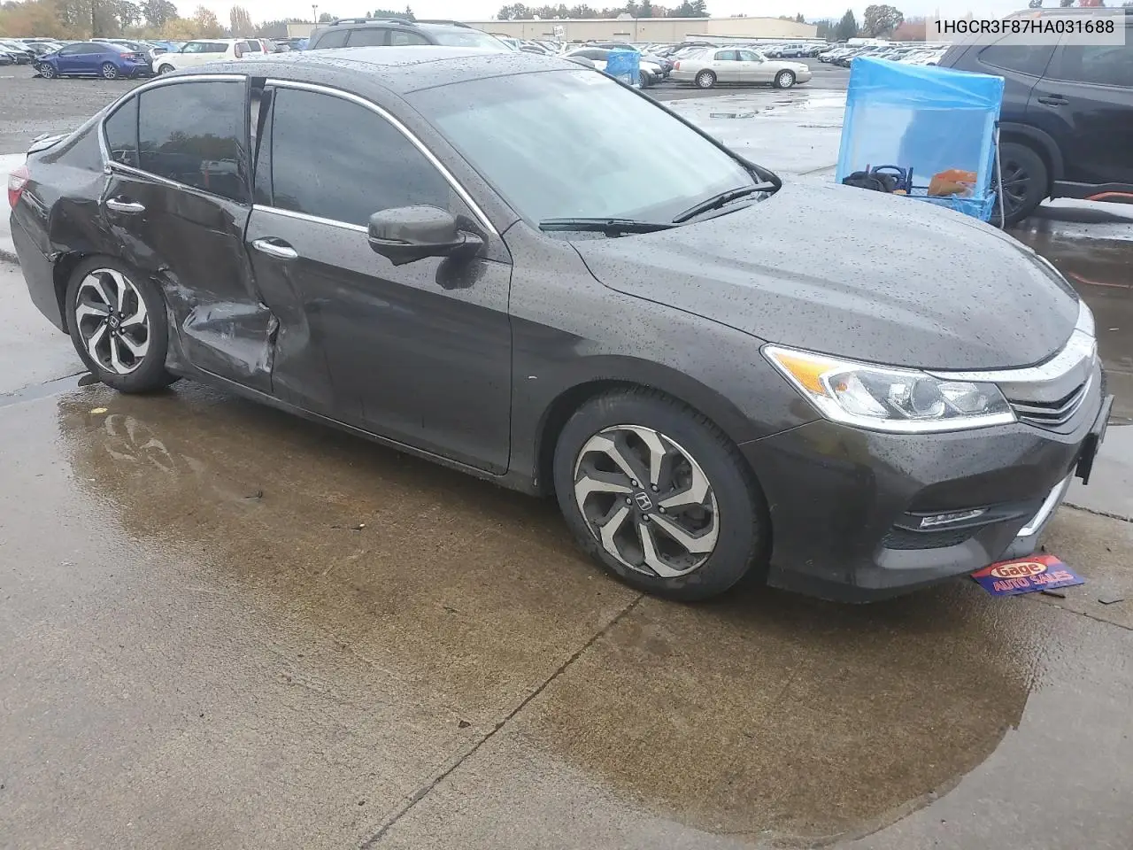 1HGCR3F87HA031688 2017 Honda Accord Exl