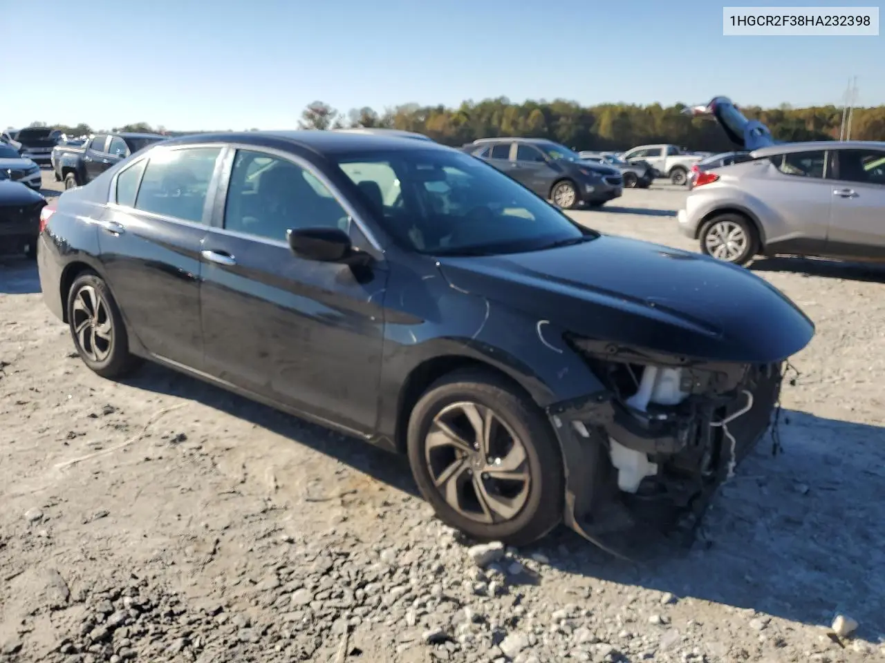 1HGCR2F38HA232398 2017 Honda Accord Lx