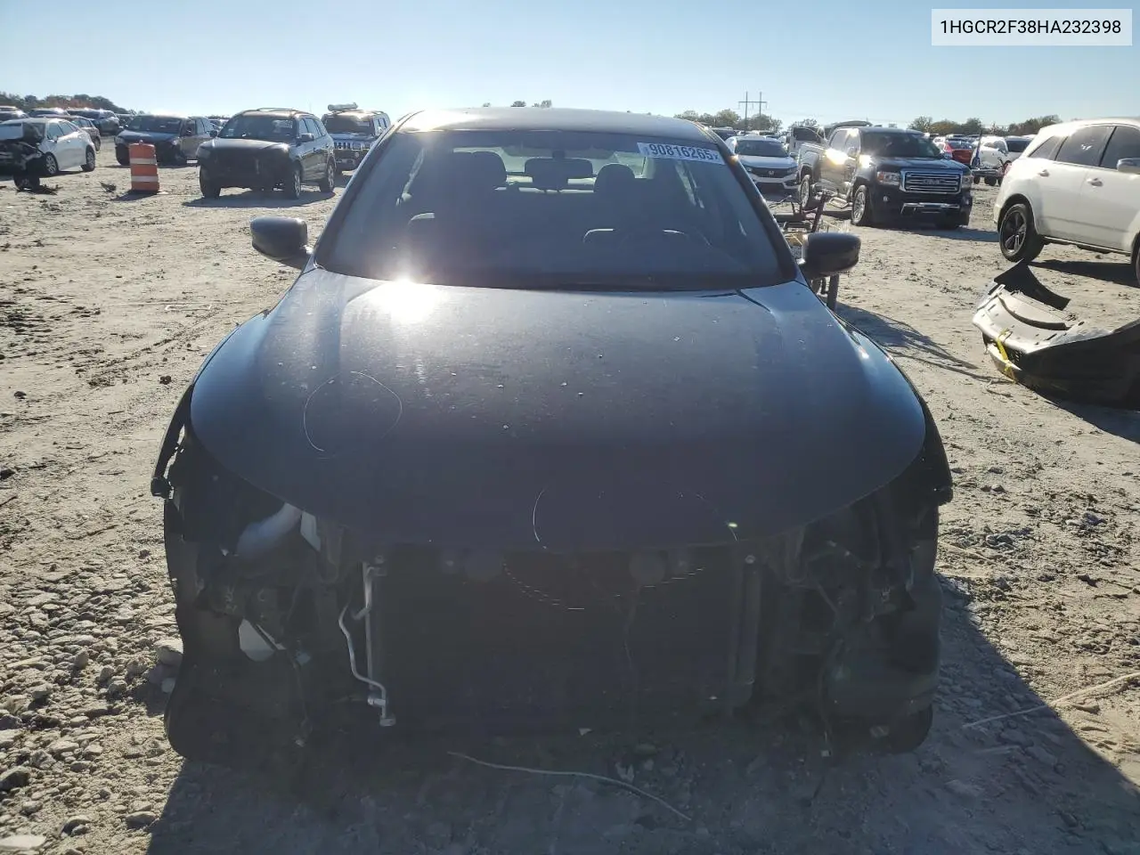 1HGCR2F38HA232398 2017 Honda Accord Lx