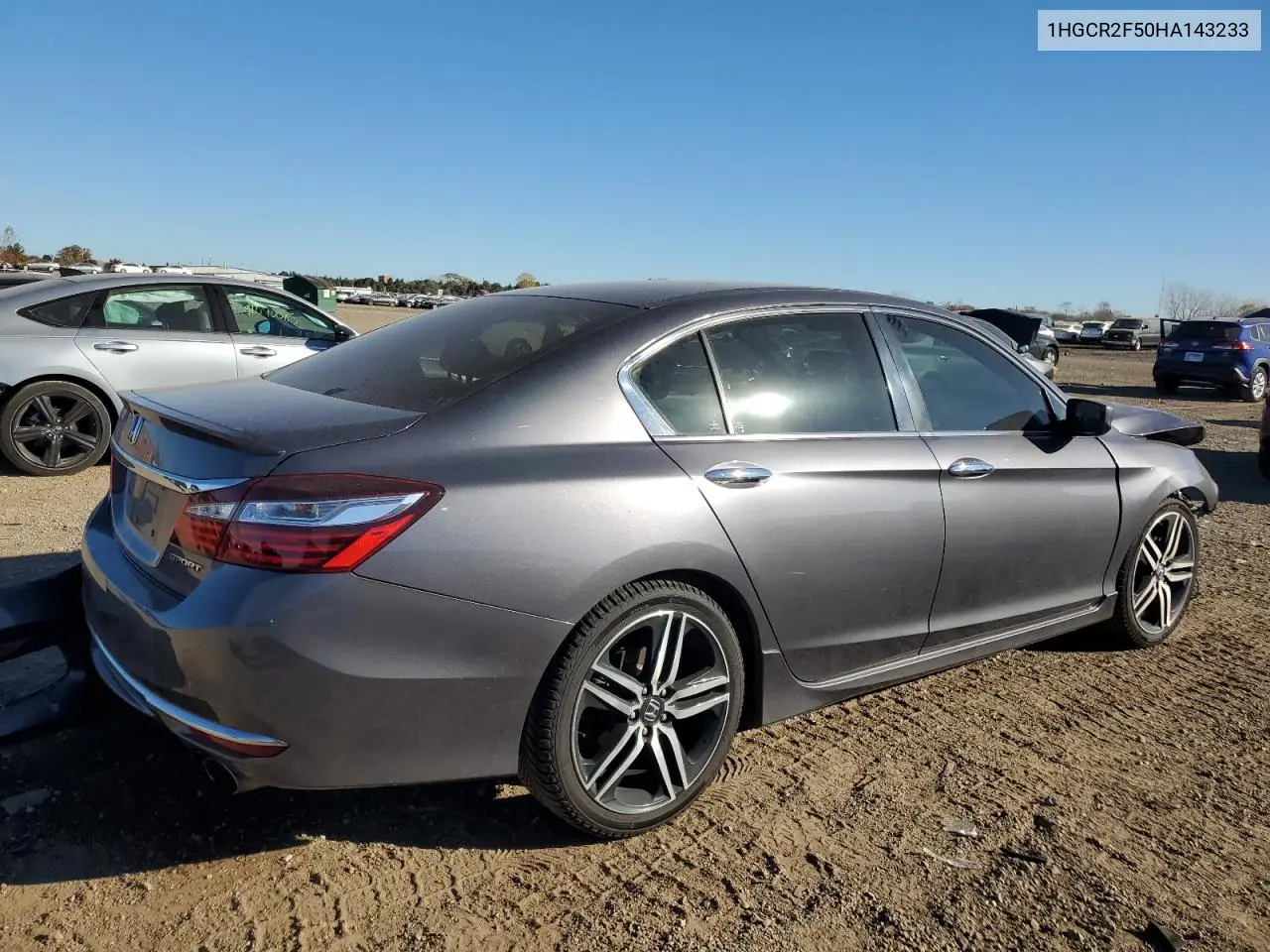 1HGCR2F50HA143233 2017 Honda Accord Sport