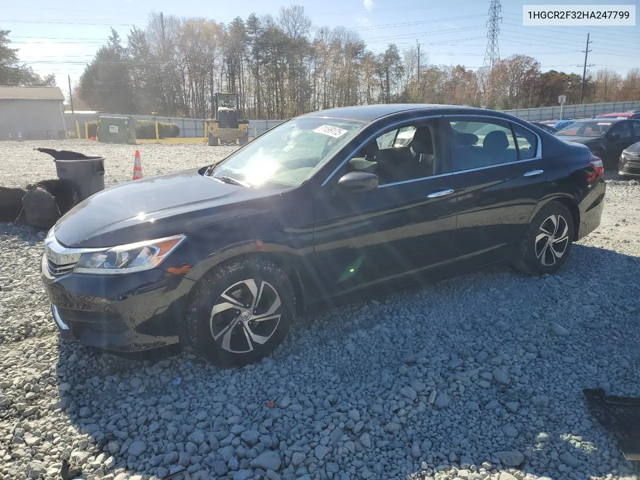 1HGCR2F32HA247799 2017 Honda Accord Lx