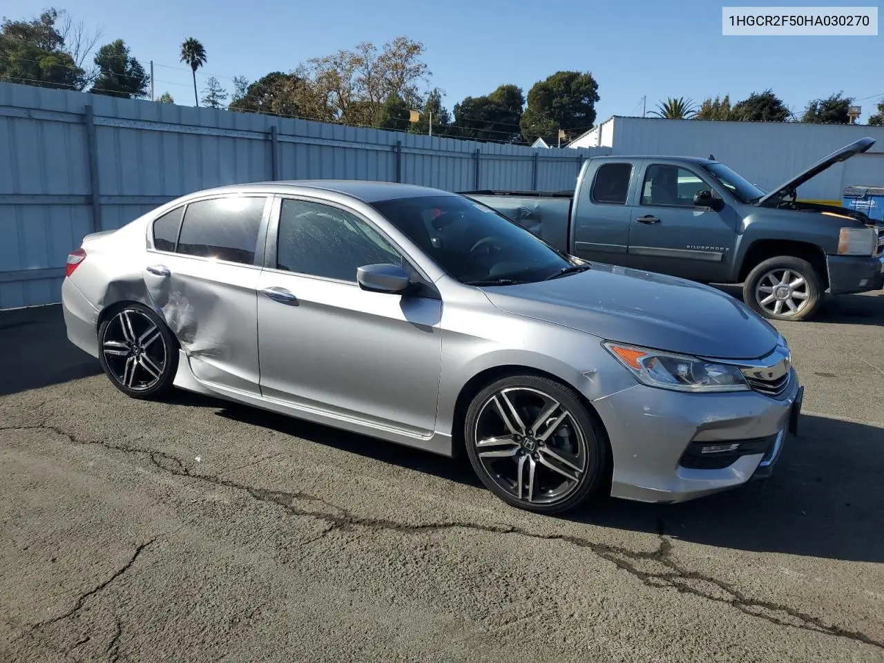 1HGCR2F50HA030270 2017 Honda Accord Sport