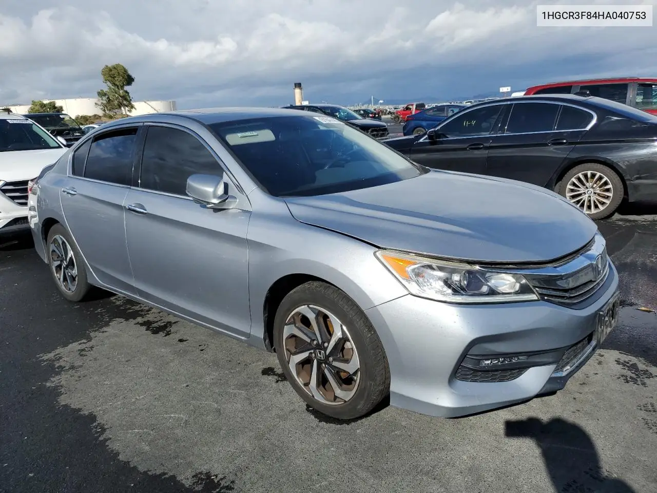1HGCR3F84HA040753 2017 Honda Accord Exl