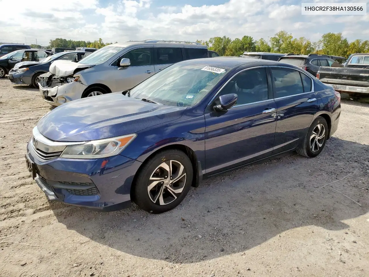 1HGCR2F38HA130566 2017 Honda Accord Lx