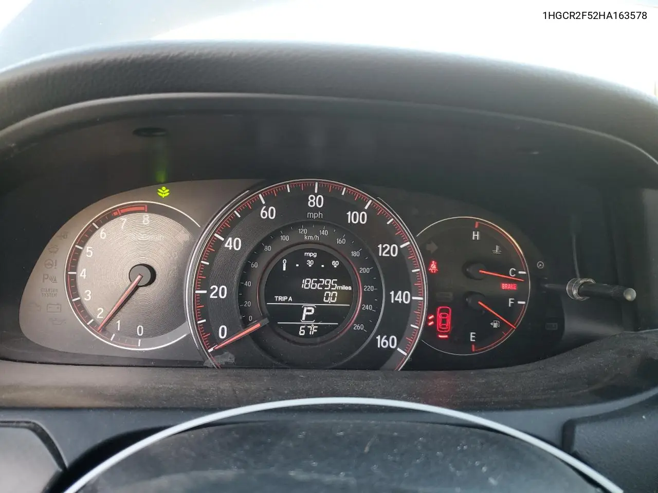 1HGCR2F52HA163578 2017 Honda Accord Sport