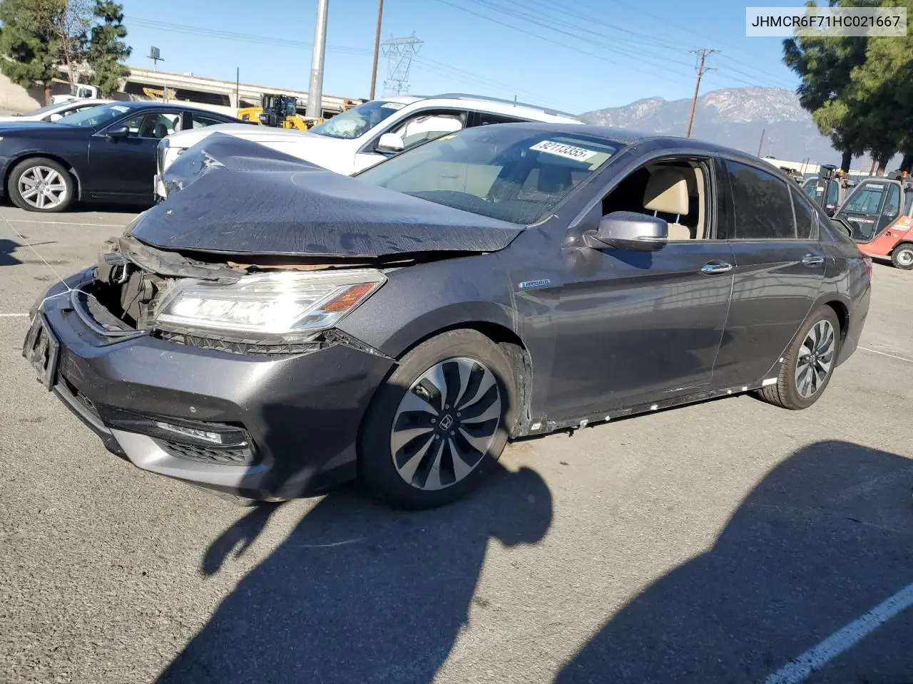 JHMCR6F71HC021667 2017 Honda Accord Touring Hybrid