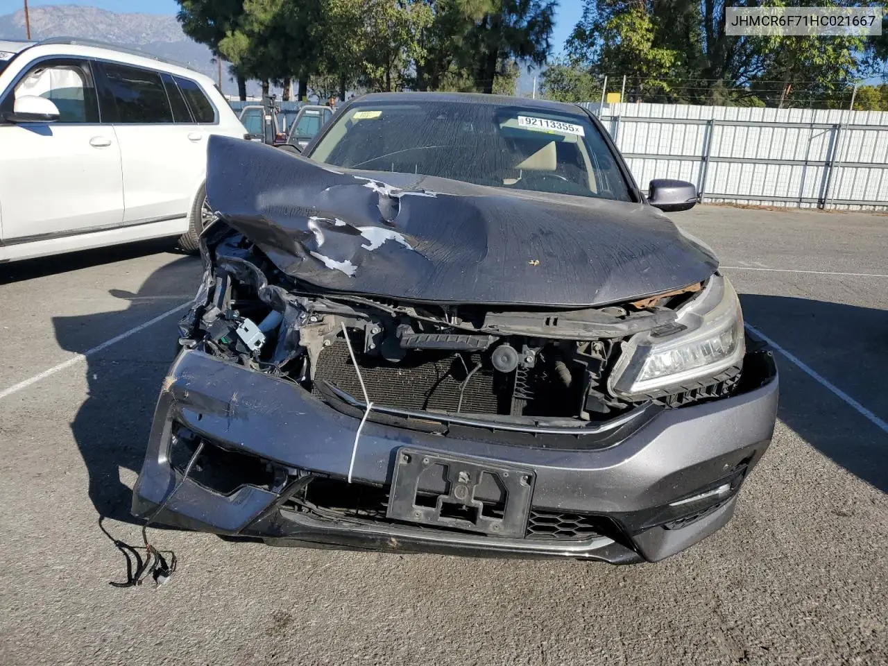 JHMCR6F71HC021667 2017 Honda Accord Touring Hybrid