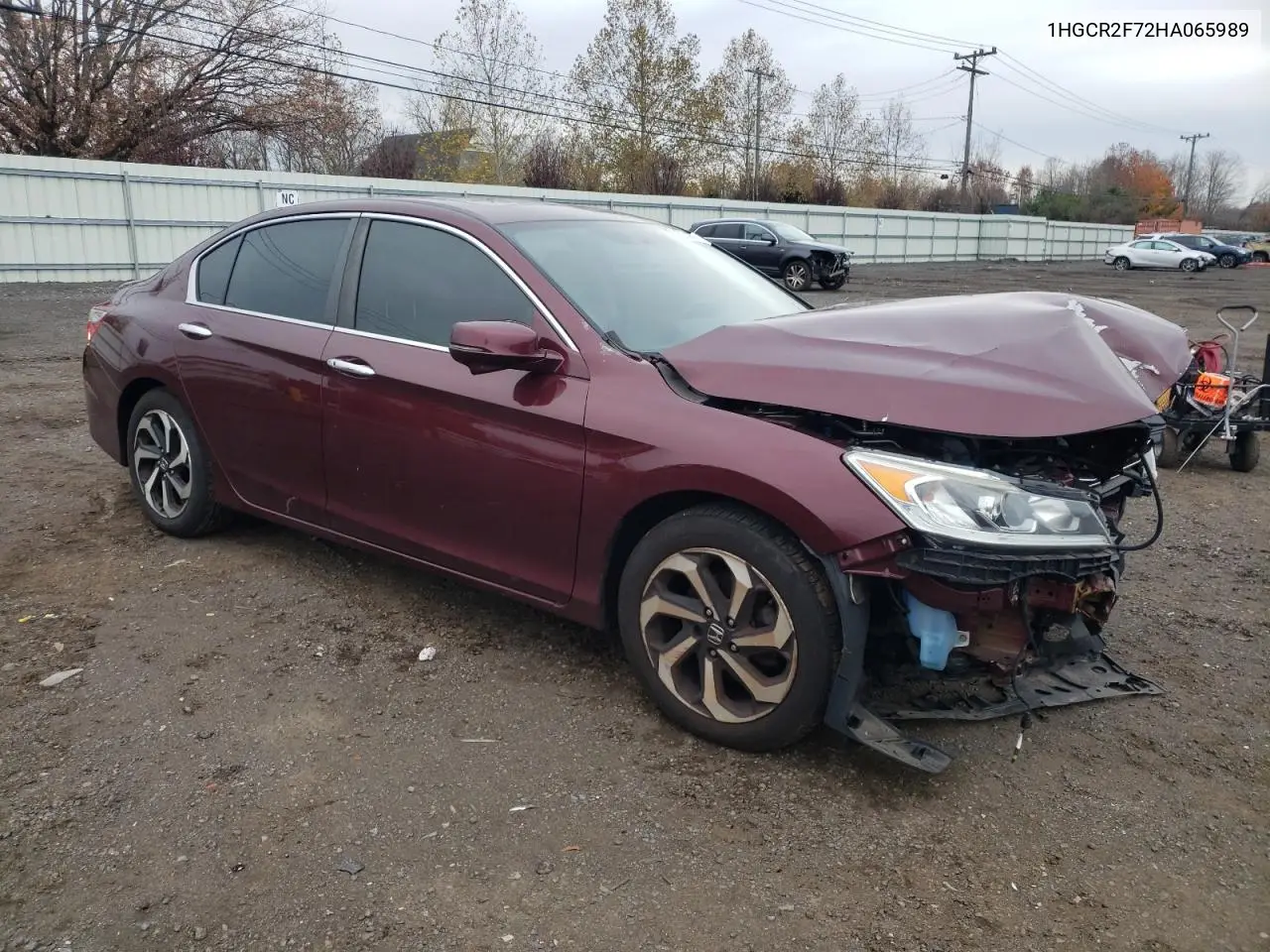 1HGCR2F72HA065989 2017 Honda Accord Ex