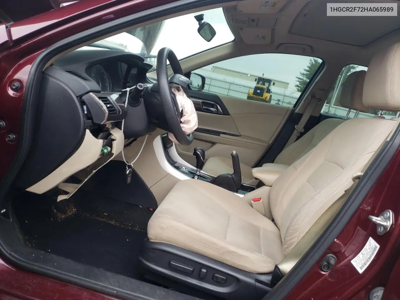 1HGCR2F72HA065989 2017 Honda Accord Ex