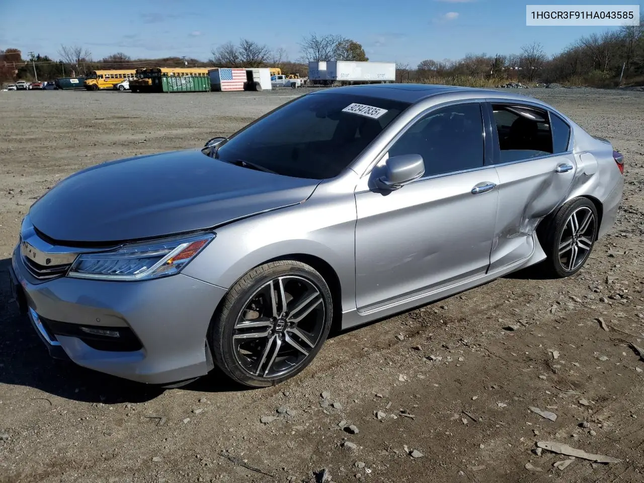 1HGCR3F91HA043585 2017 Honda Accord Touring