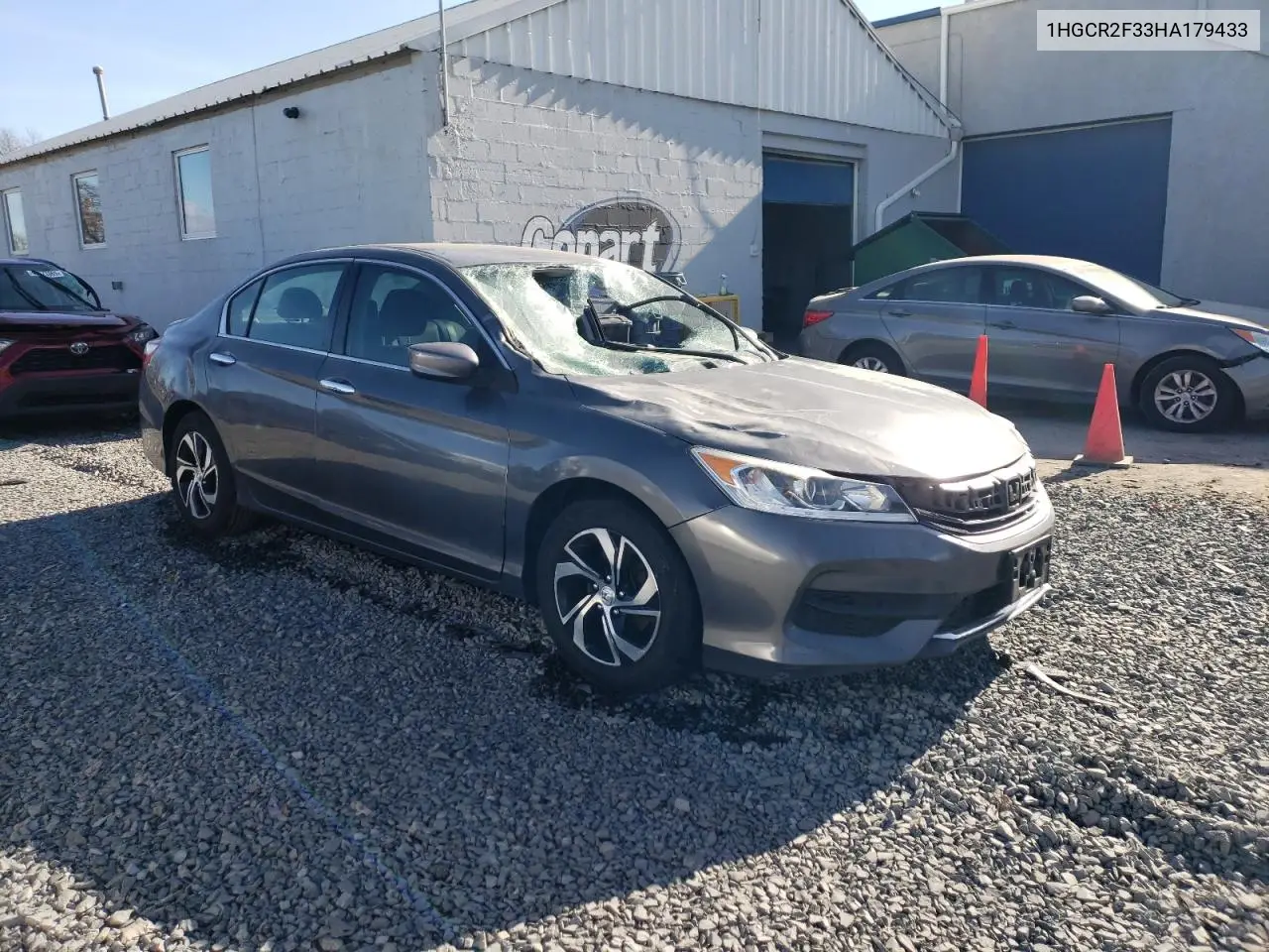 1HGCR2F33HA179433 2017 Honda Accord Lx