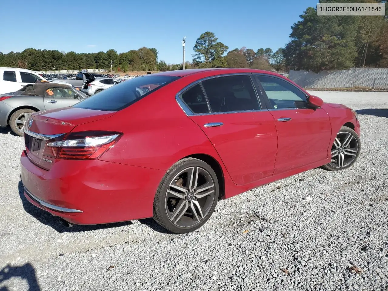 1HGCR2F50HA141546 2017 Honda Accord Sport