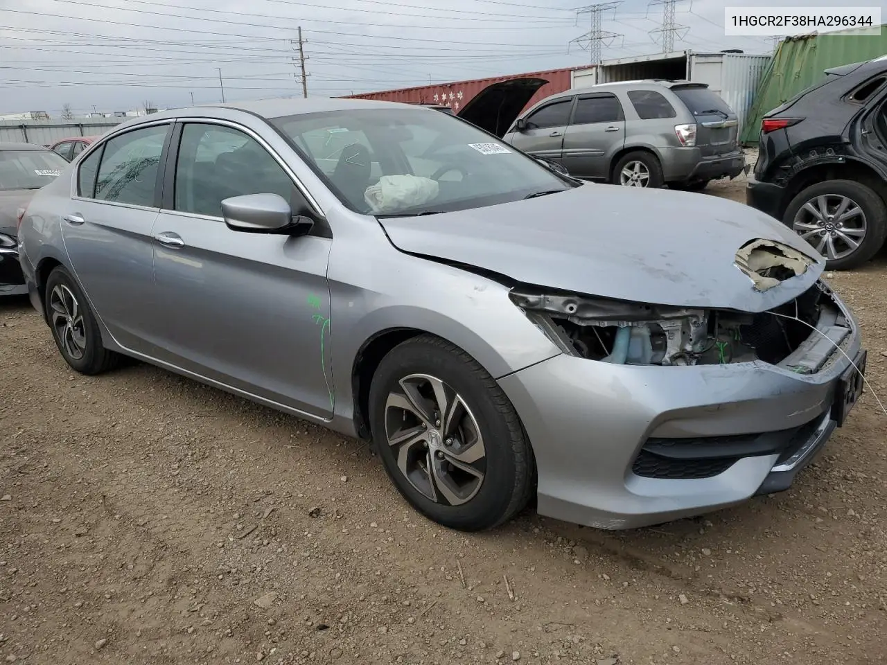 1HGCR2F38HA296344 2017 Honda Accord Lx