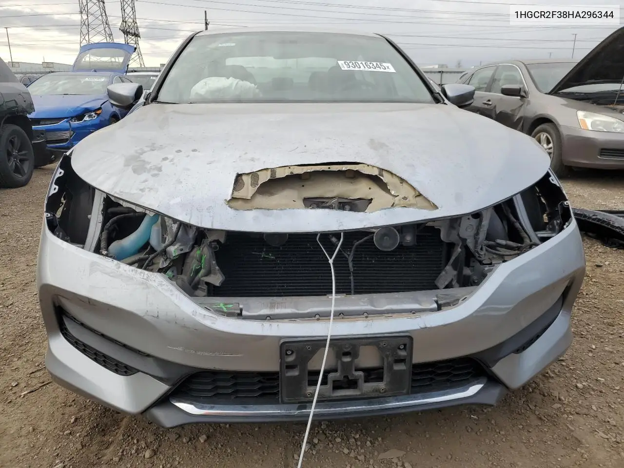 1HGCR2F38HA296344 2017 Honda Accord Lx
