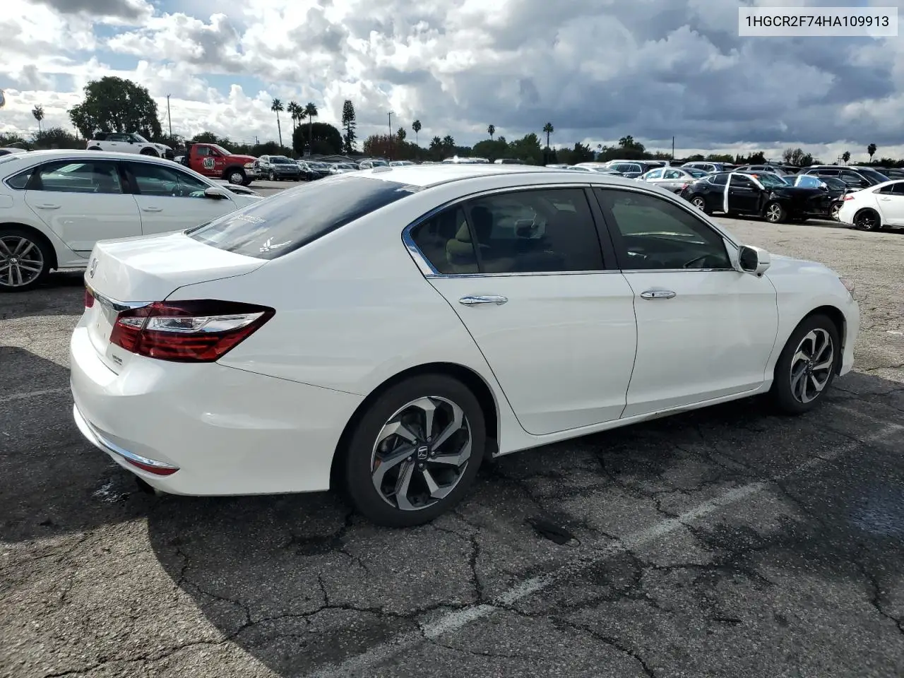 1HGCR2F74HA109913 2017 Honda Accord Ex