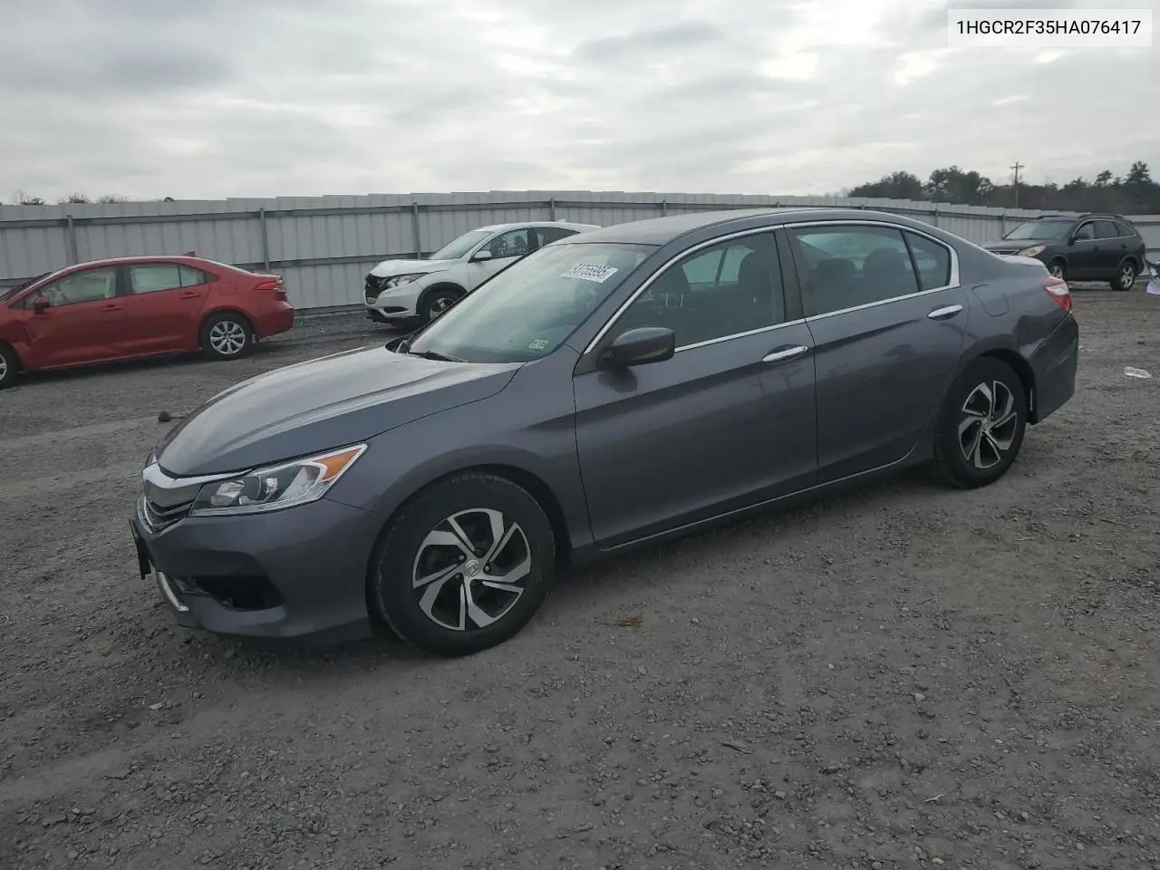1HGCR2F35HA076417 2017 Honda Accord Lx