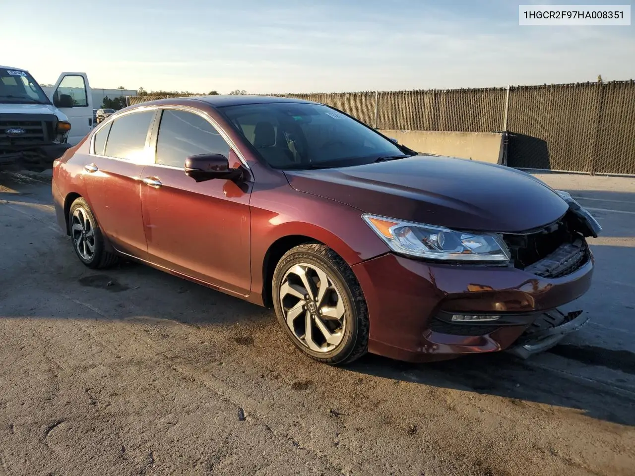 1HGCR2F97HA008351 2017 Honda Accord Exl