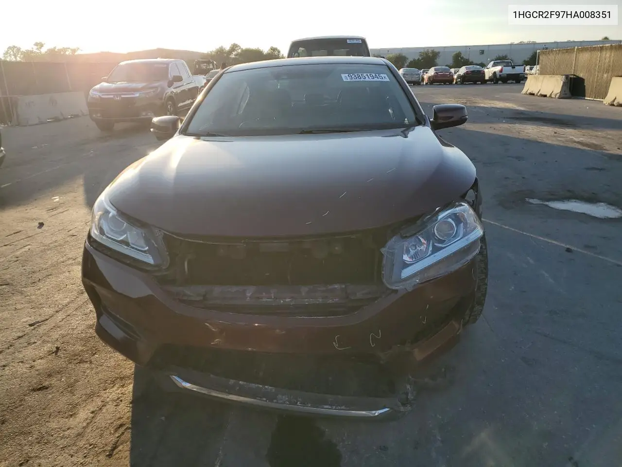 1HGCR2F97HA008351 2017 Honda Accord Exl