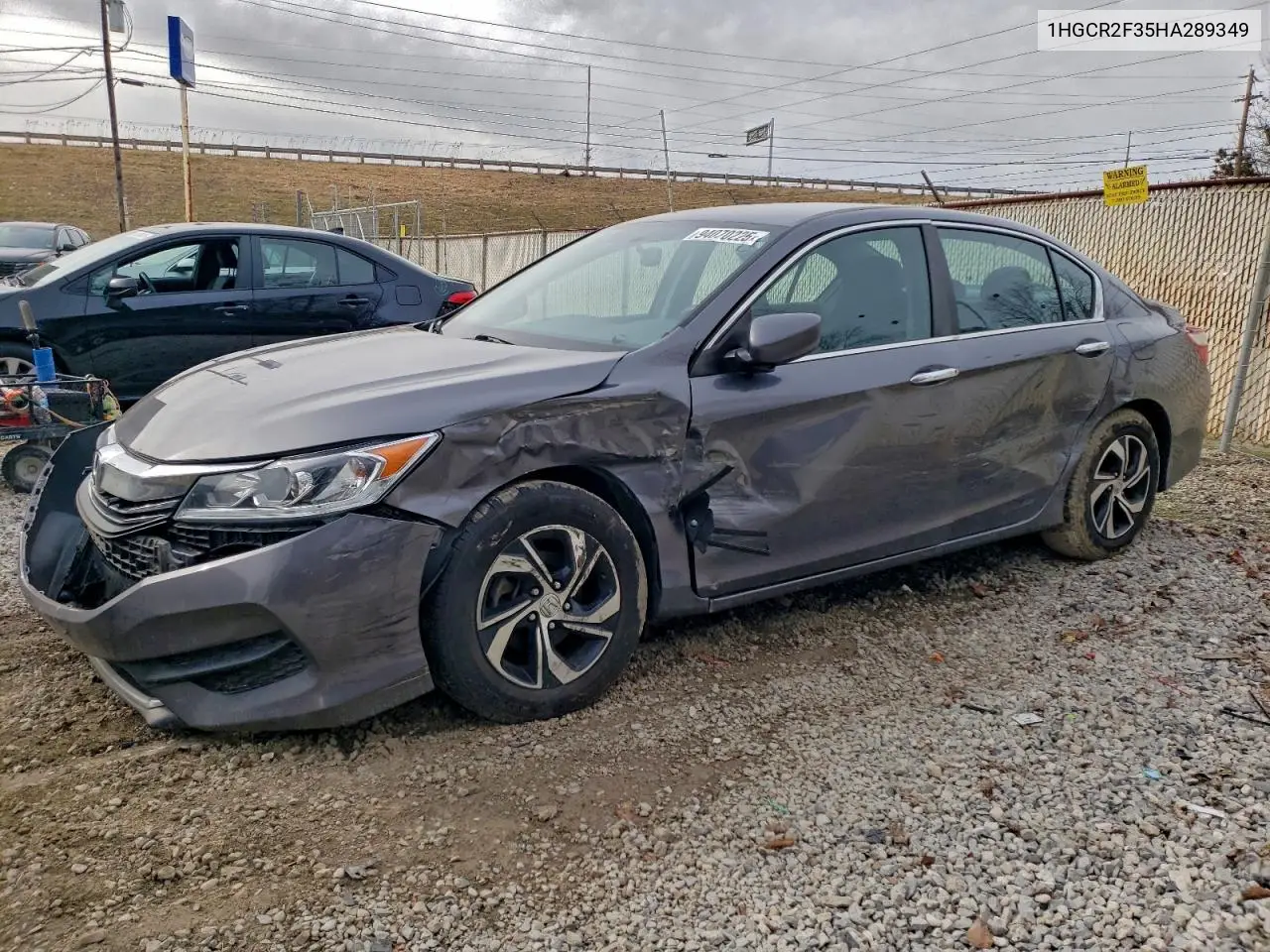 1HGCR2F35HA289349 2017 Honda Accord Lx