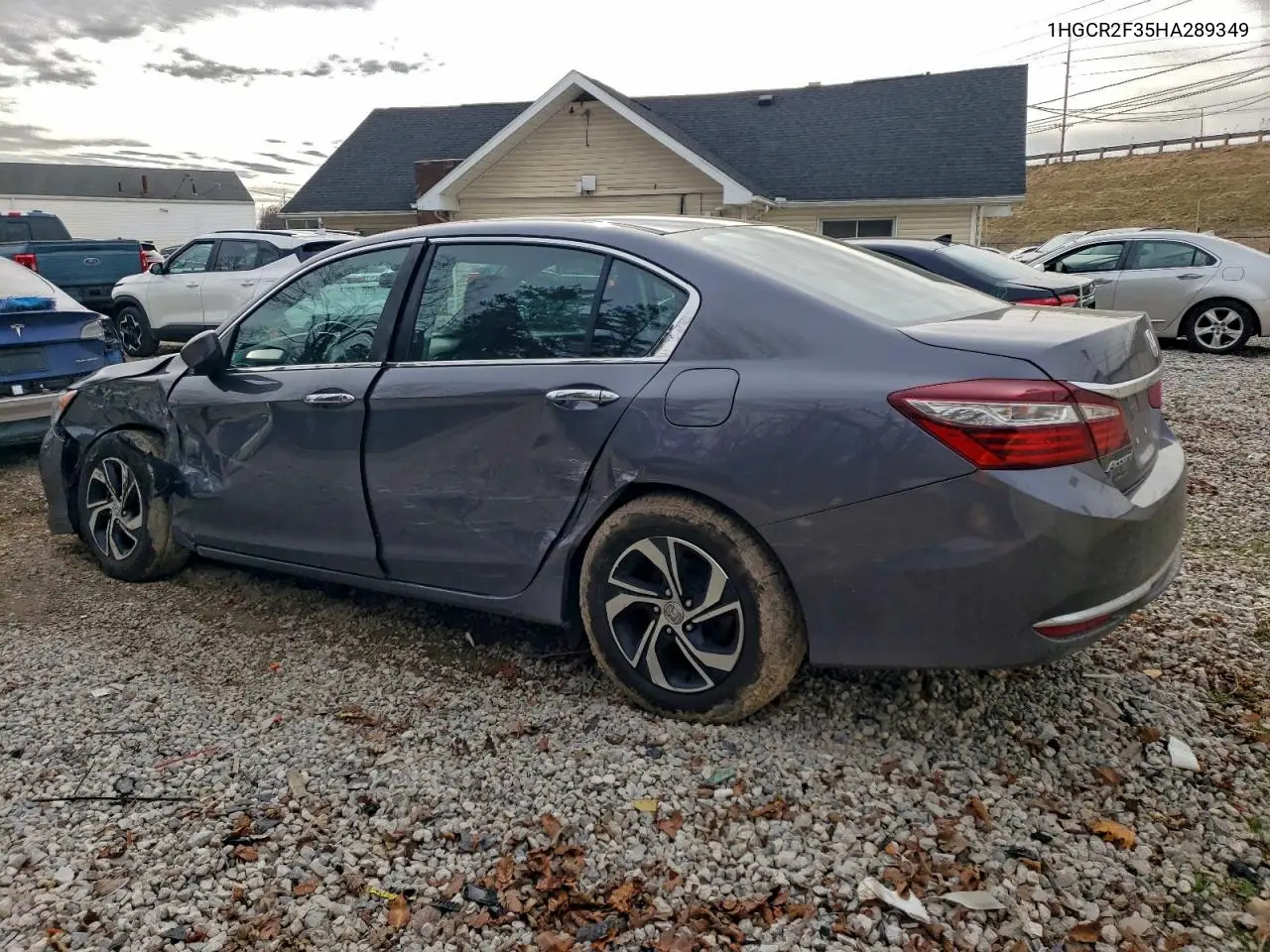 1HGCR2F35HA289349 2017 Honda Accord Lx