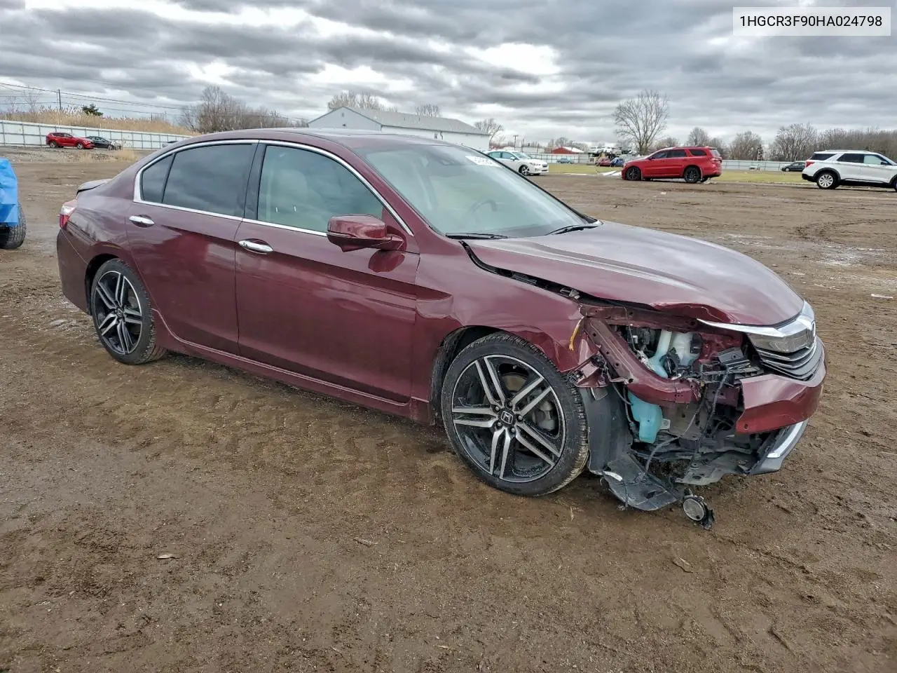 1HGCR3F90HA024798 2017 Honda Accord Touring
