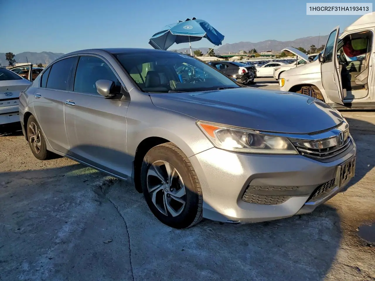 1HGCR2F31HA193413 2017 Honda Accord Lx
