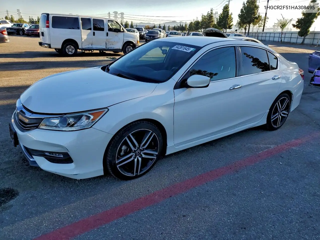 1HGCR2F51HA308495 2017 Honda Accord Sport