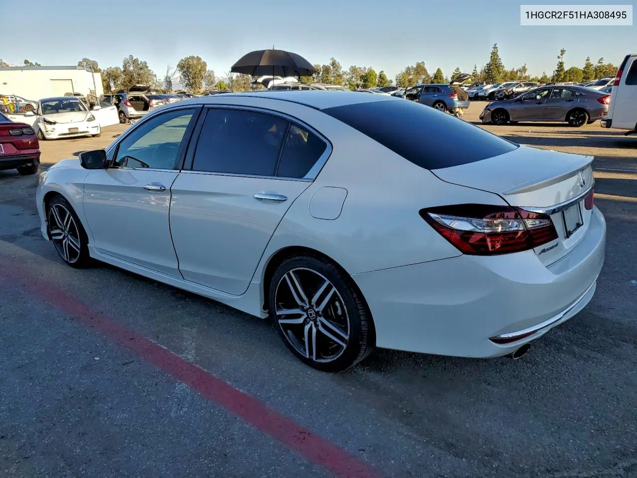 1HGCR2F51HA308495 2017 Honda Accord Sport