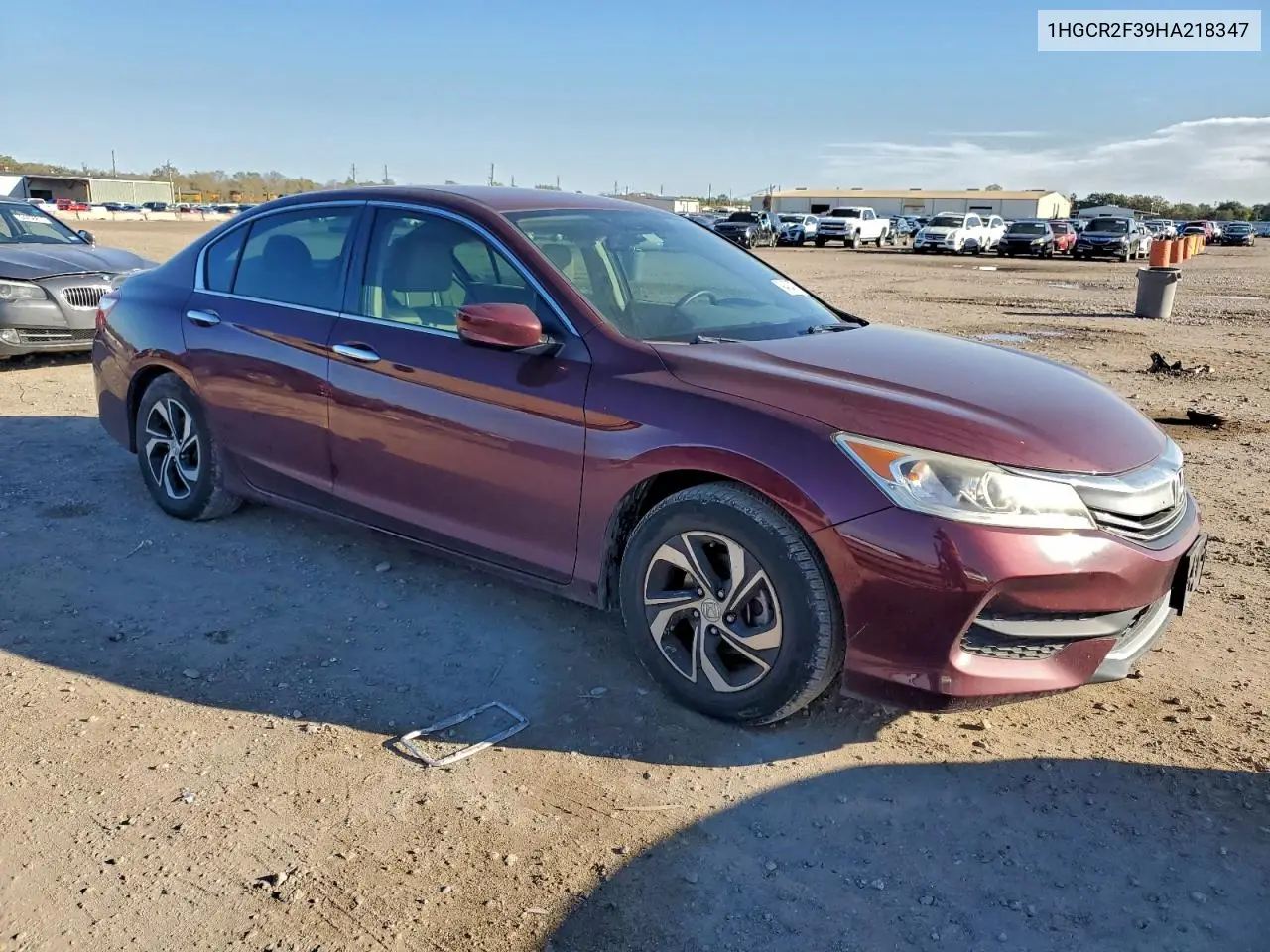 1HGCR2F39HA218347 2017 Honda Accord Lx
