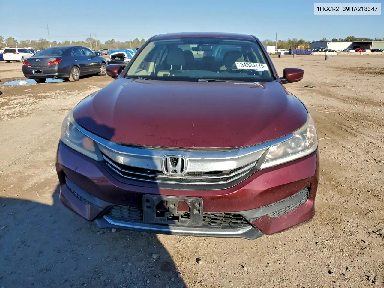 1HGCR2F39HA218347 2017 Honda Accord Lx