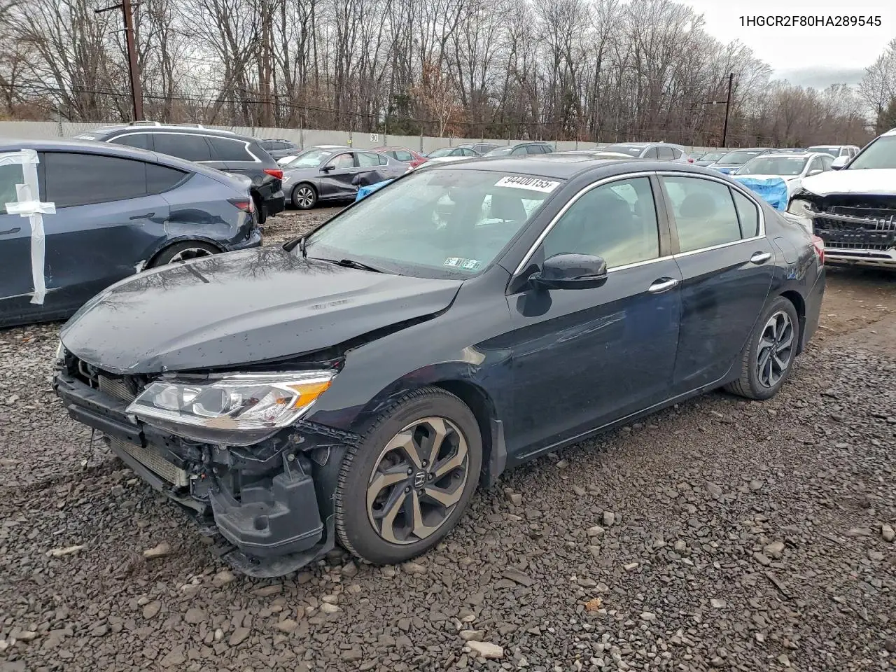 1HGCR2F80HA289545 2017 Honda Accord Exl