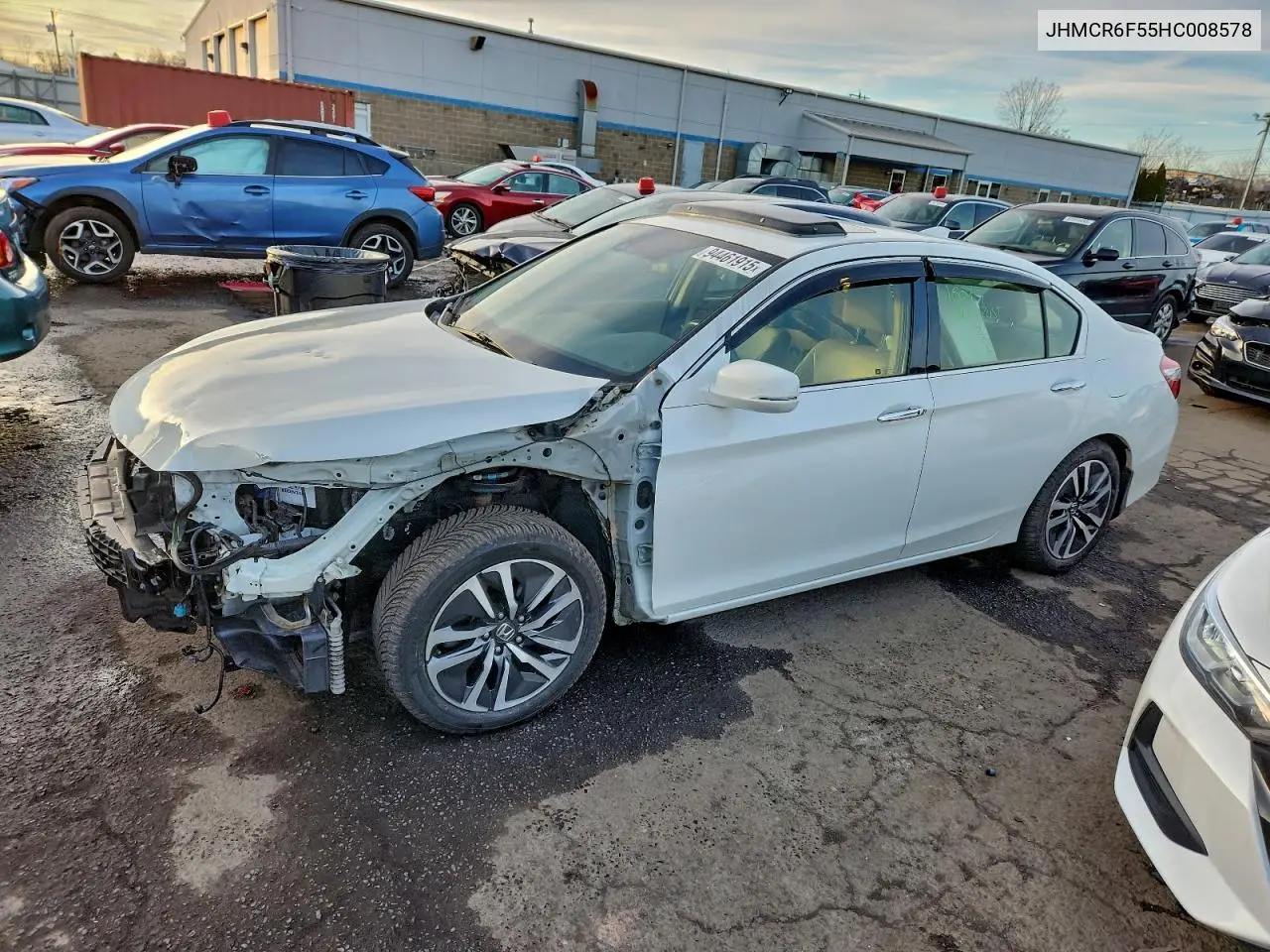 JHMCR6F55HC008578 2017 Honda Accord Hybrid Exl