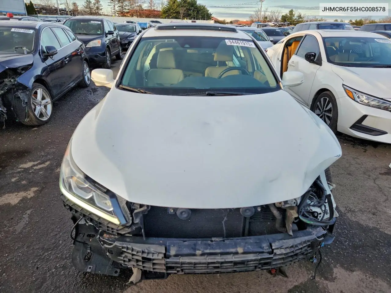 JHMCR6F55HC008578 2017 Honda Accord Hybrid Exl
