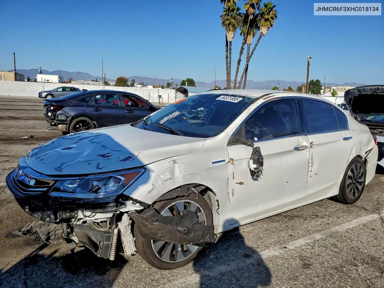 JHMCR6F3XHC018134 2017 Honda Accord Hybrid