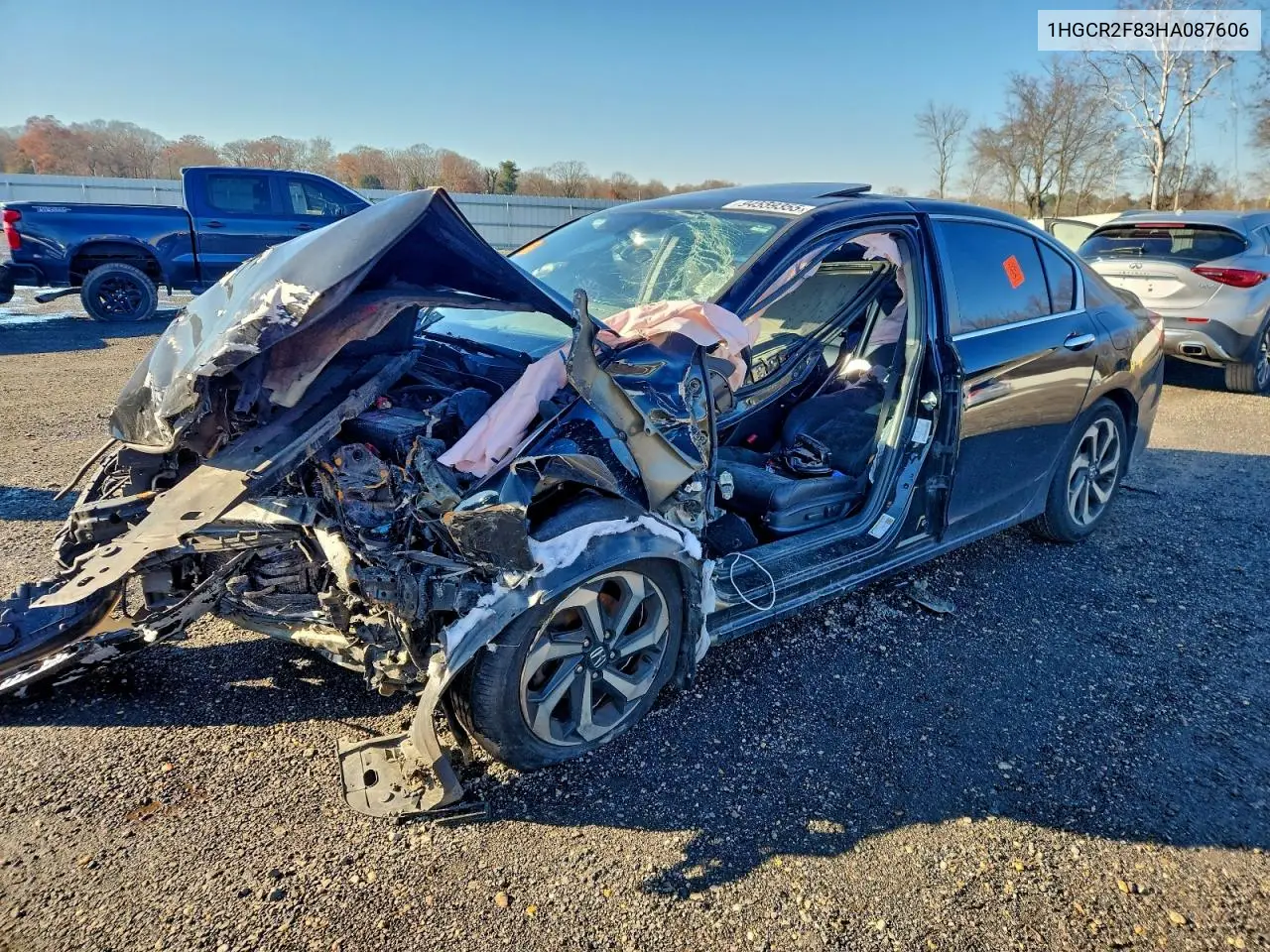 1HGCR2F83HA087606 2017 Honda Accord Exl