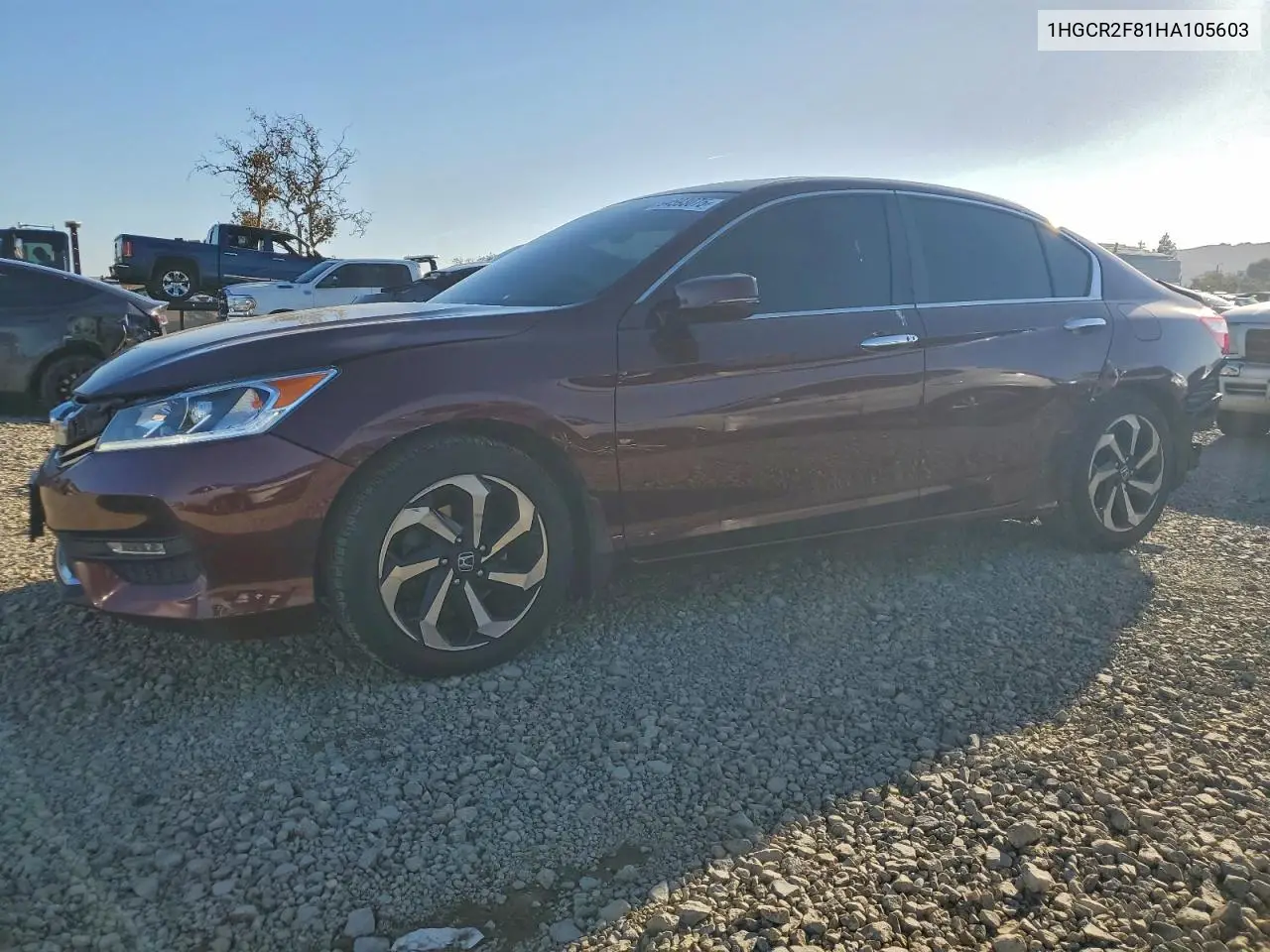 1HGCR2F81HA105603 2017 Honda Accord Exl