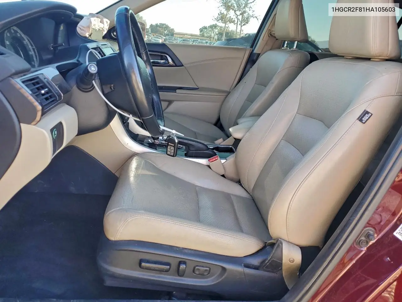 1HGCR2F81HA105603 2017 Honda Accord Exl