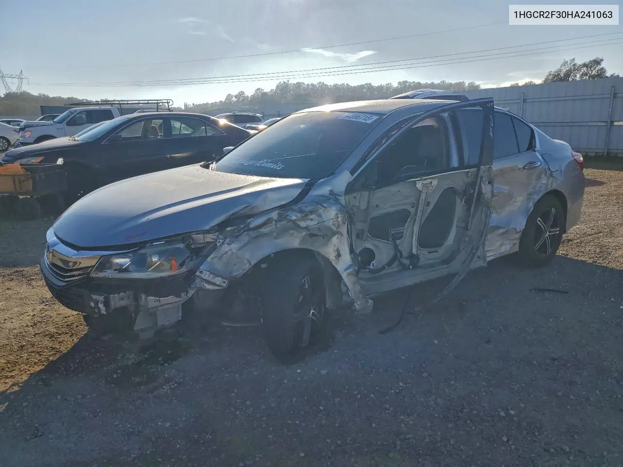 1HGCR2F30HA241063 2017 Honda Accord Lx