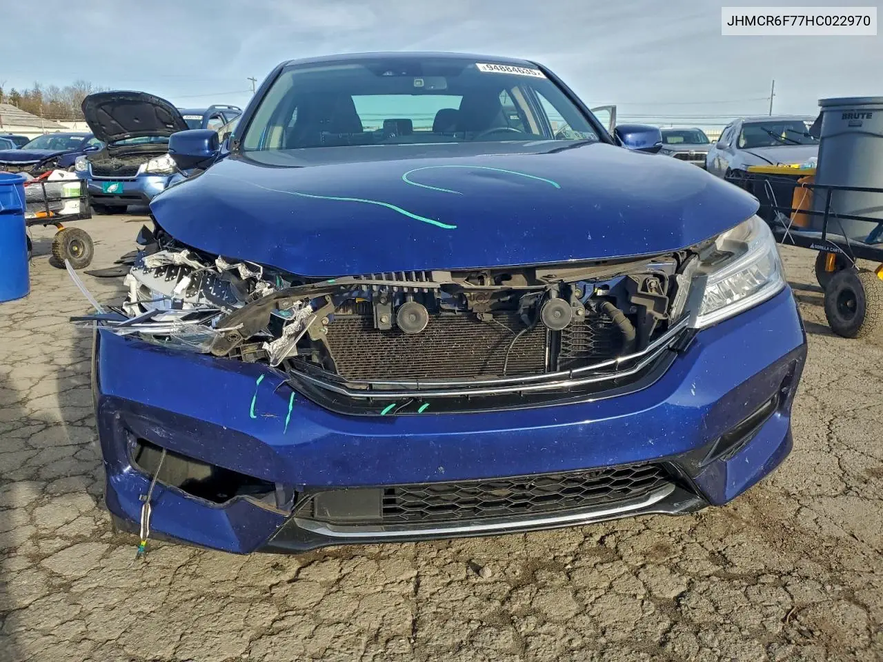 JHMCR6F77HC022970 2017 Honda Accord Touring Hybrid