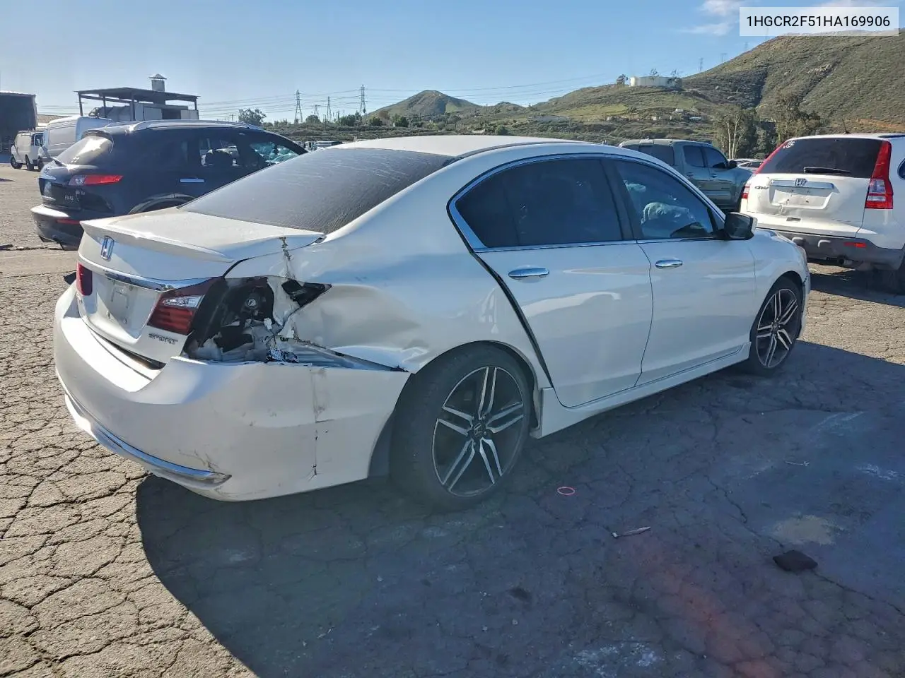 1HGCR2F51HA169906 2017 Honda Accord Sport