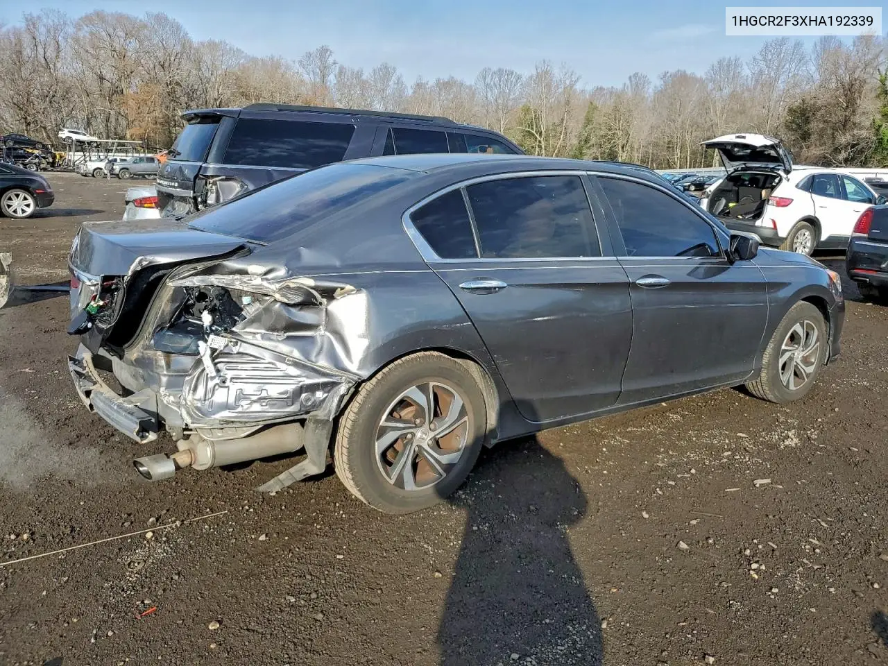 1HGCR2F3XHA192339 2017 Honda Accord Lx