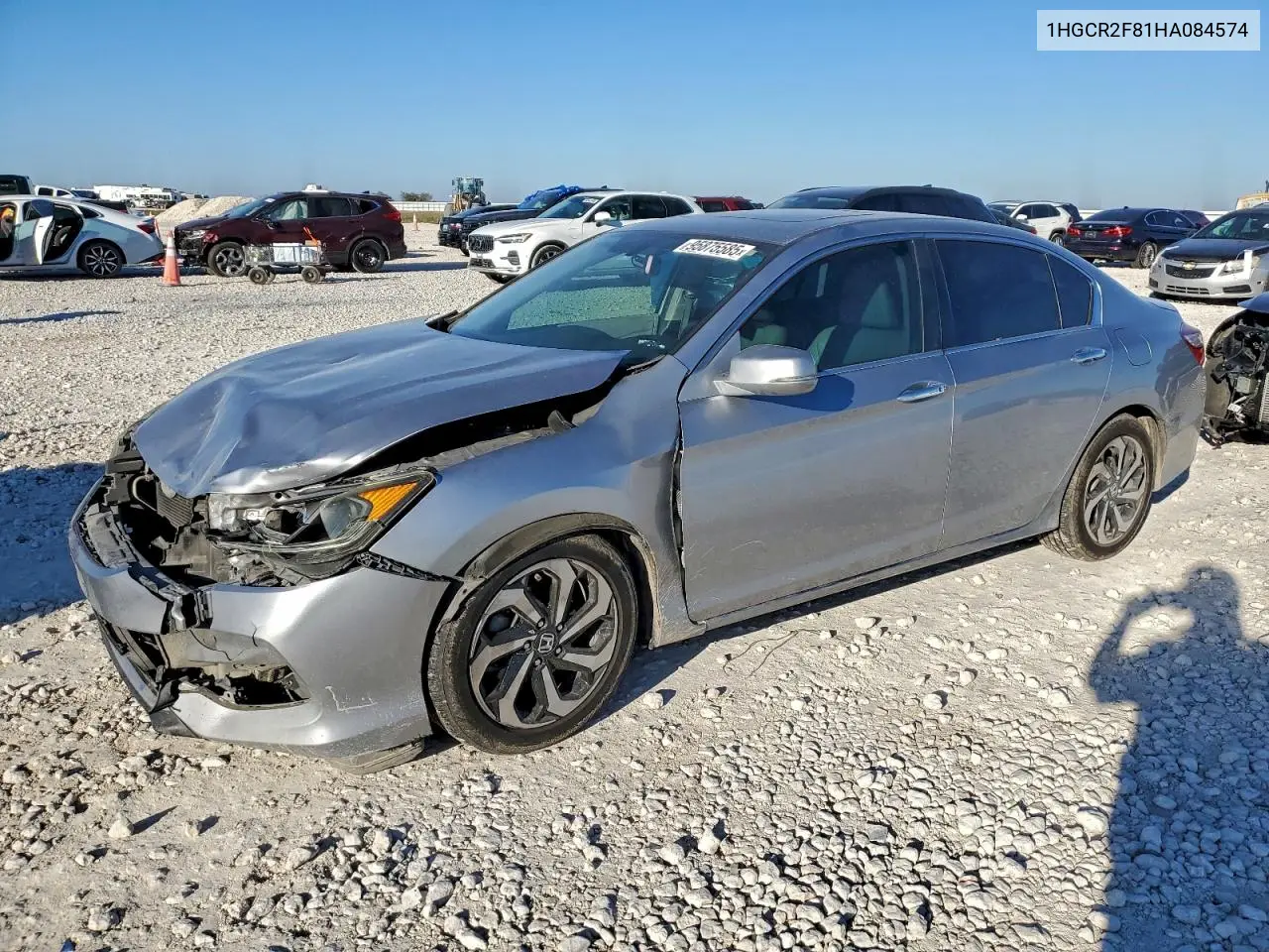 1HGCR2F81HA084574 2017 Honda Accord Exl