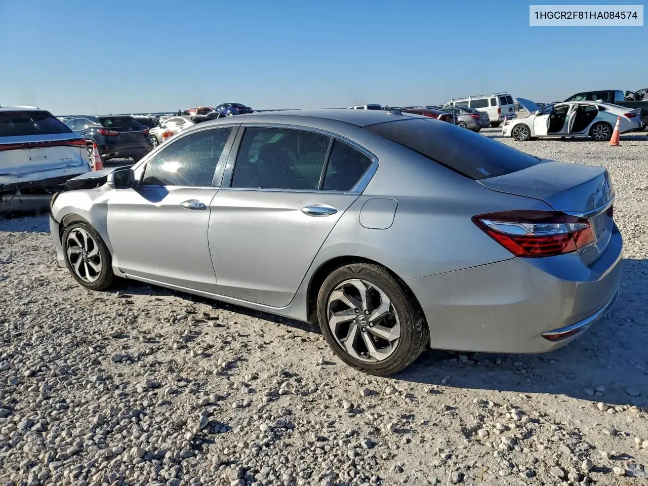 1HGCR2F81HA084574 2017 Honda Accord Exl