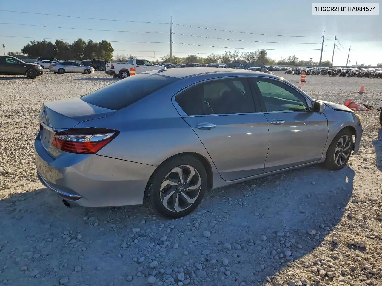 1HGCR2F81HA084574 2017 Honda Accord Exl
